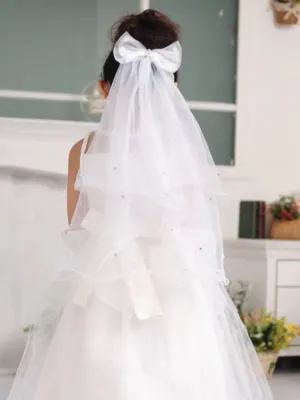 Looking Lovely Bow Veil Clip