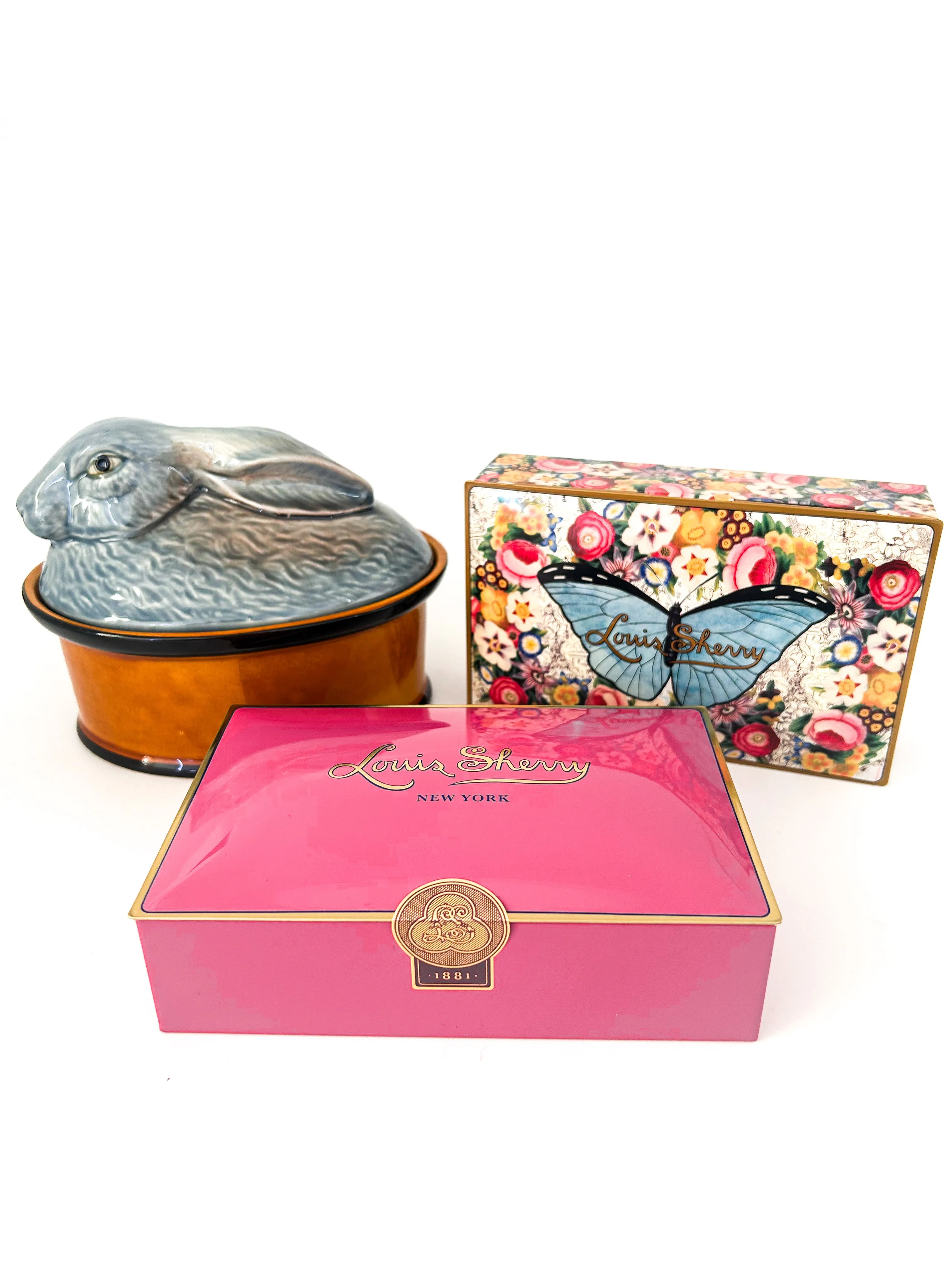 Louis Sherry Chocolate Gift Tin- Camellia Pink