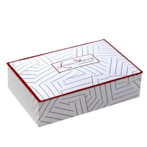 Louis Sherry Chocolate Gift Tin- Deconstructed Stripe