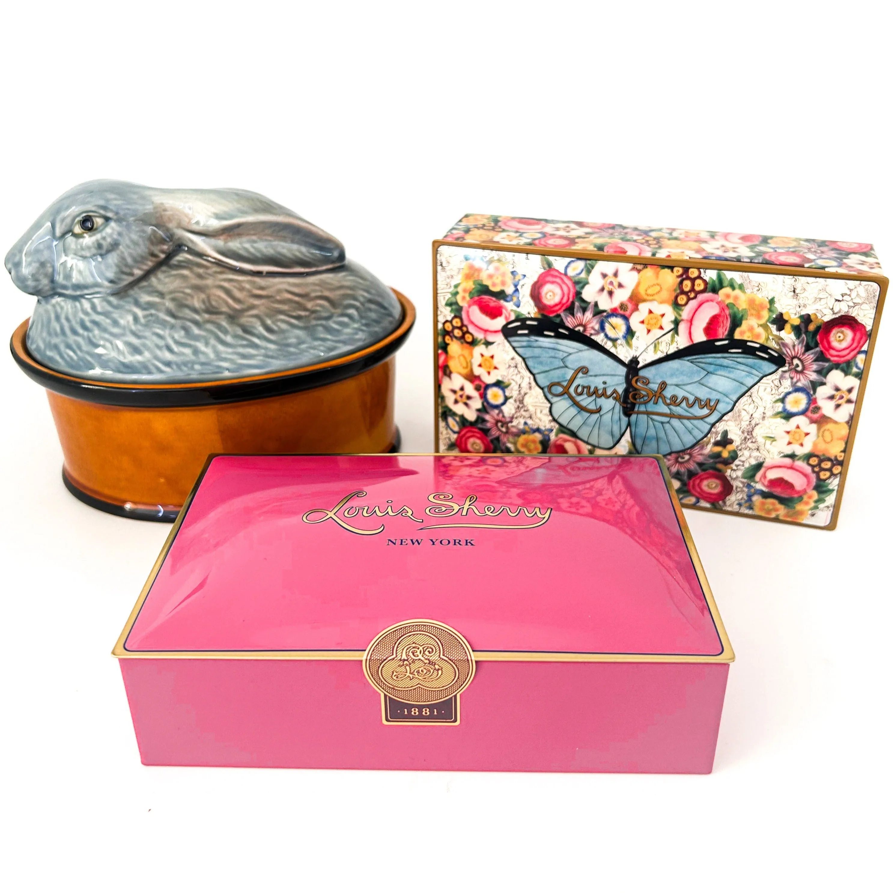Louis Sherry Chocolate Gift Tin-Vreeland Red