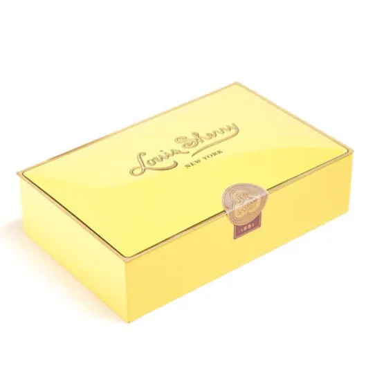 Louis Sherry Chocolate Gift Tin-Yellow