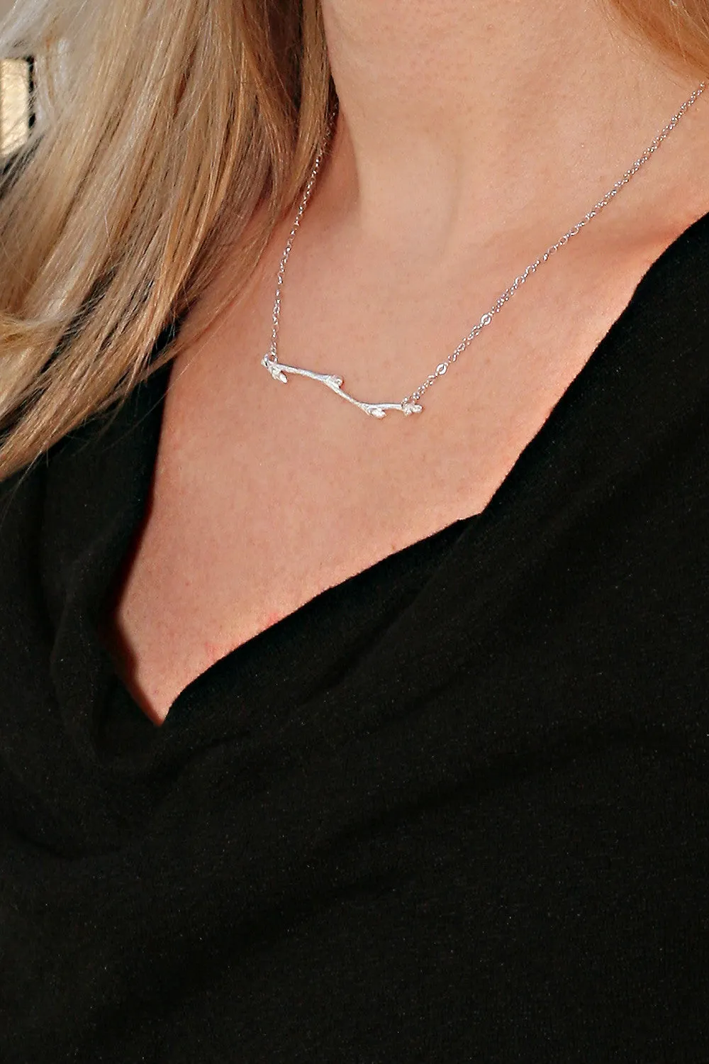 Lovely Budding Branch Necklace