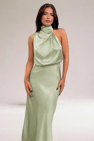 Luna | Glamorous satin dress