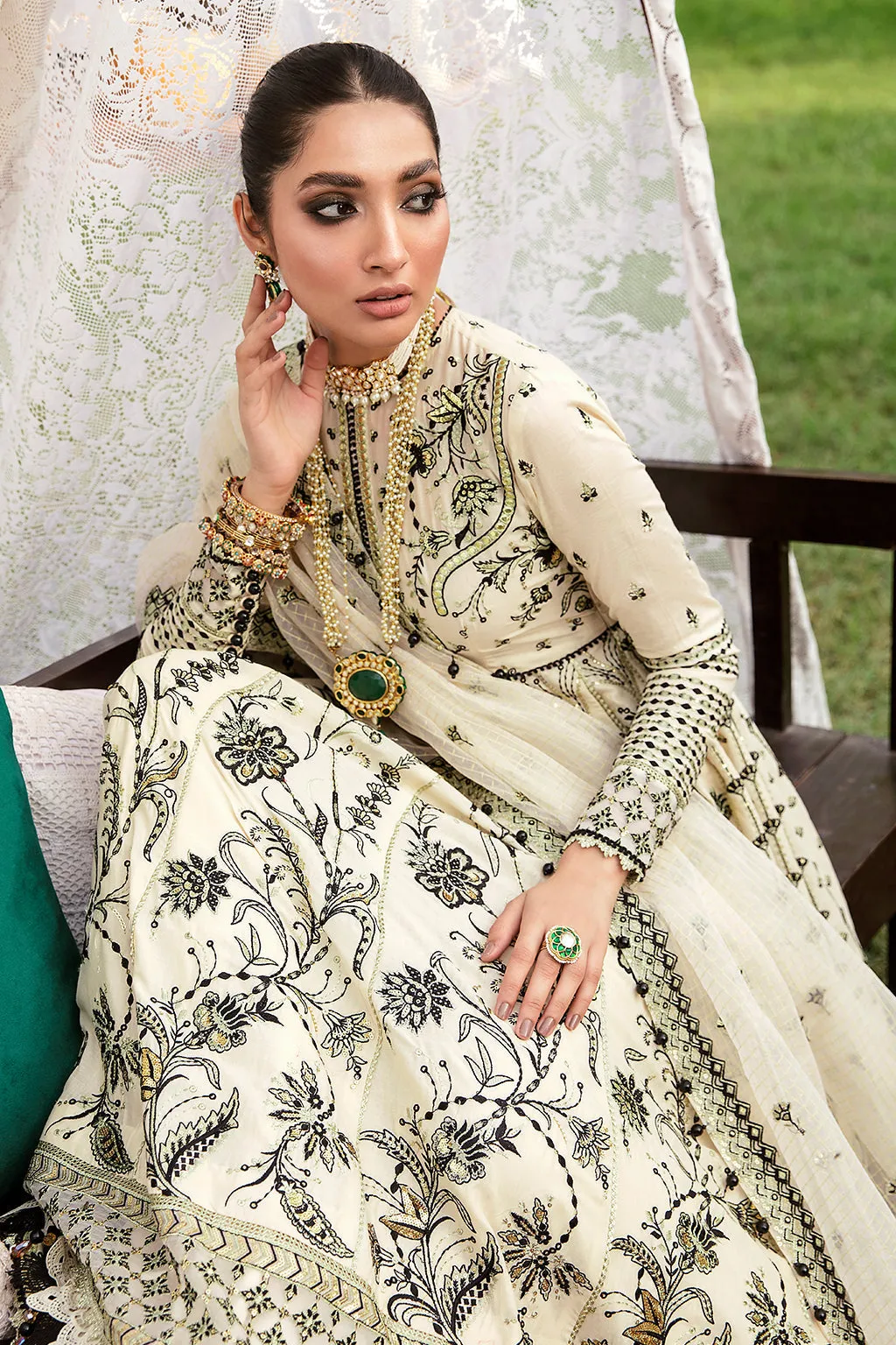 LUR  | Afrozeh Gul Bahar Festive Collection 2022 | Unstitched Embroidered Lawn Suits