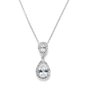 Lustrous Teardrop Pendant