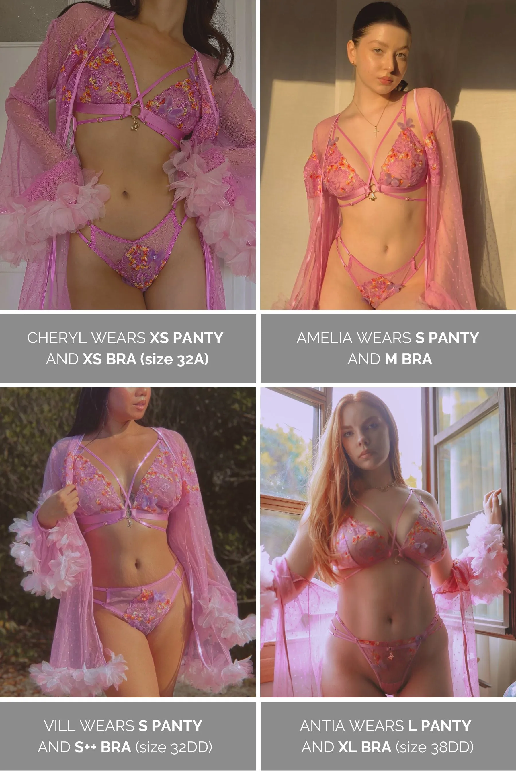 Madame X Pink Strappy Bralette