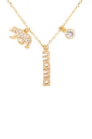 MAMA BEAR ZIRCONIA NECKLACE