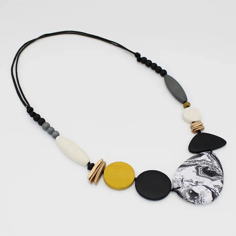 Marble Dusk And Dawn Necklace