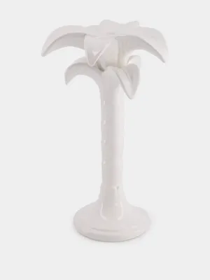 Medium Sugar Cane Ceramic Candleholder