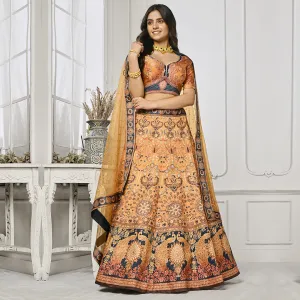 Mellow Custard Yellow Lehenga Set