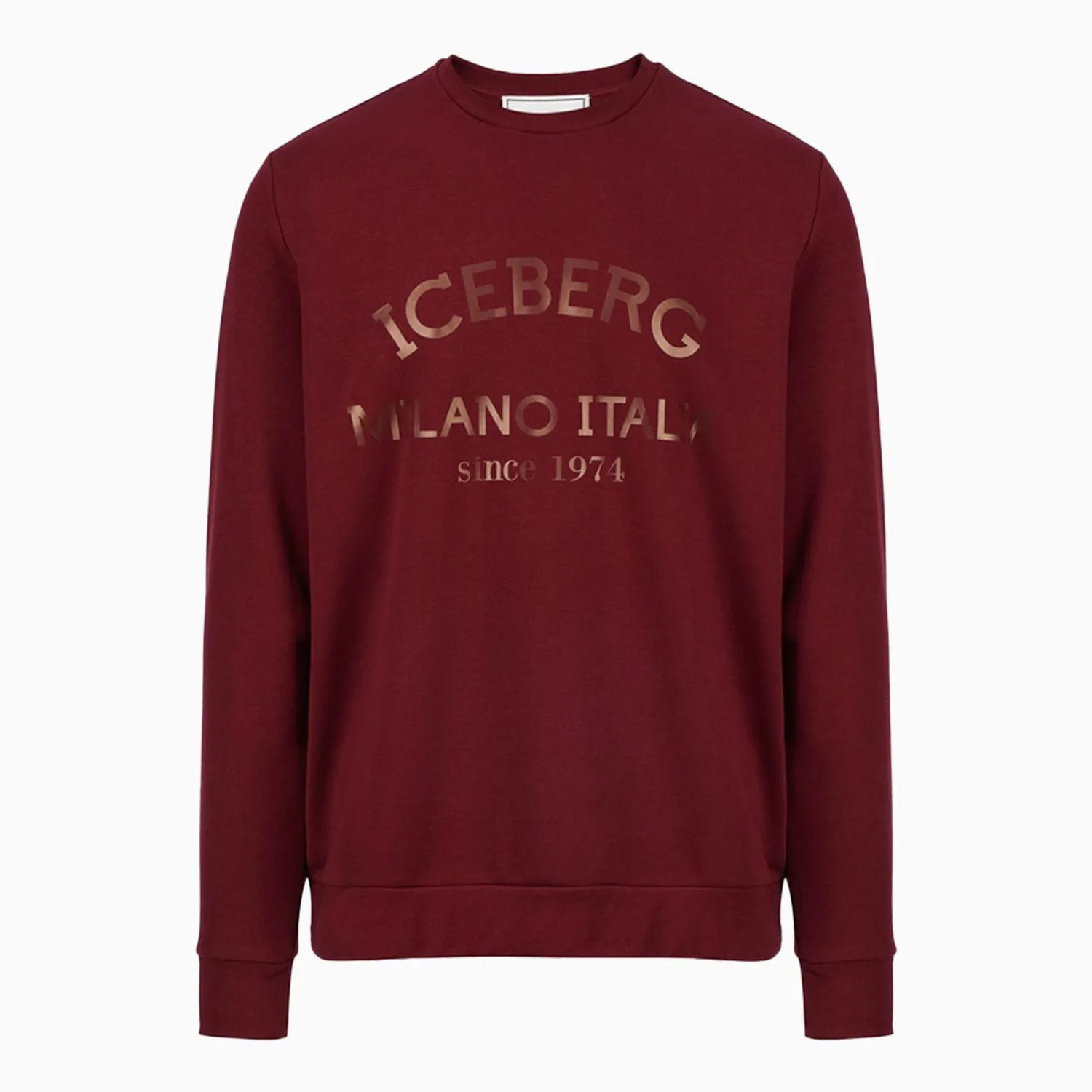 Men's Crew Neck Sweatshirt With Institutional Logo