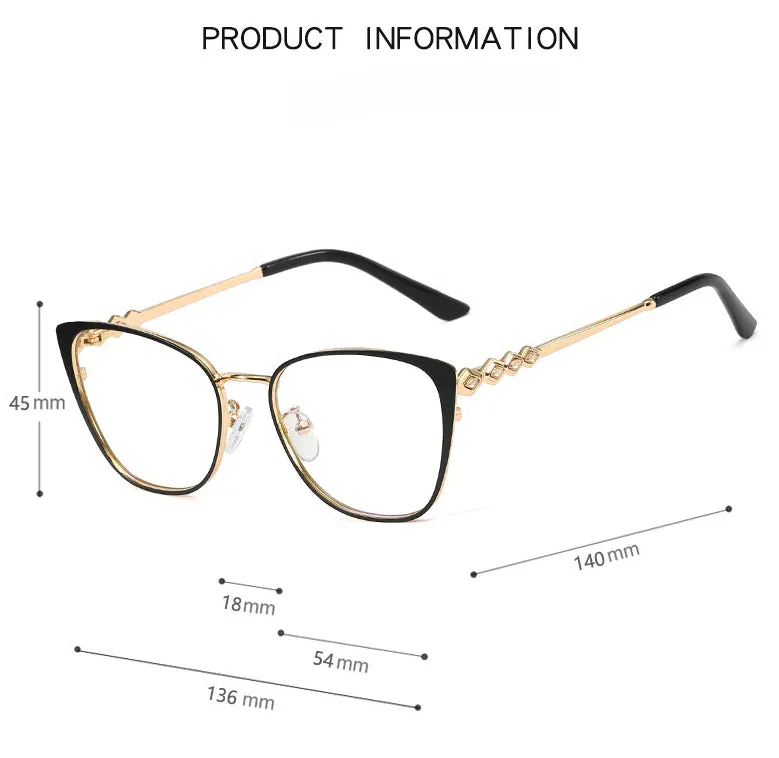 Metal Square Glasses Frames 95667