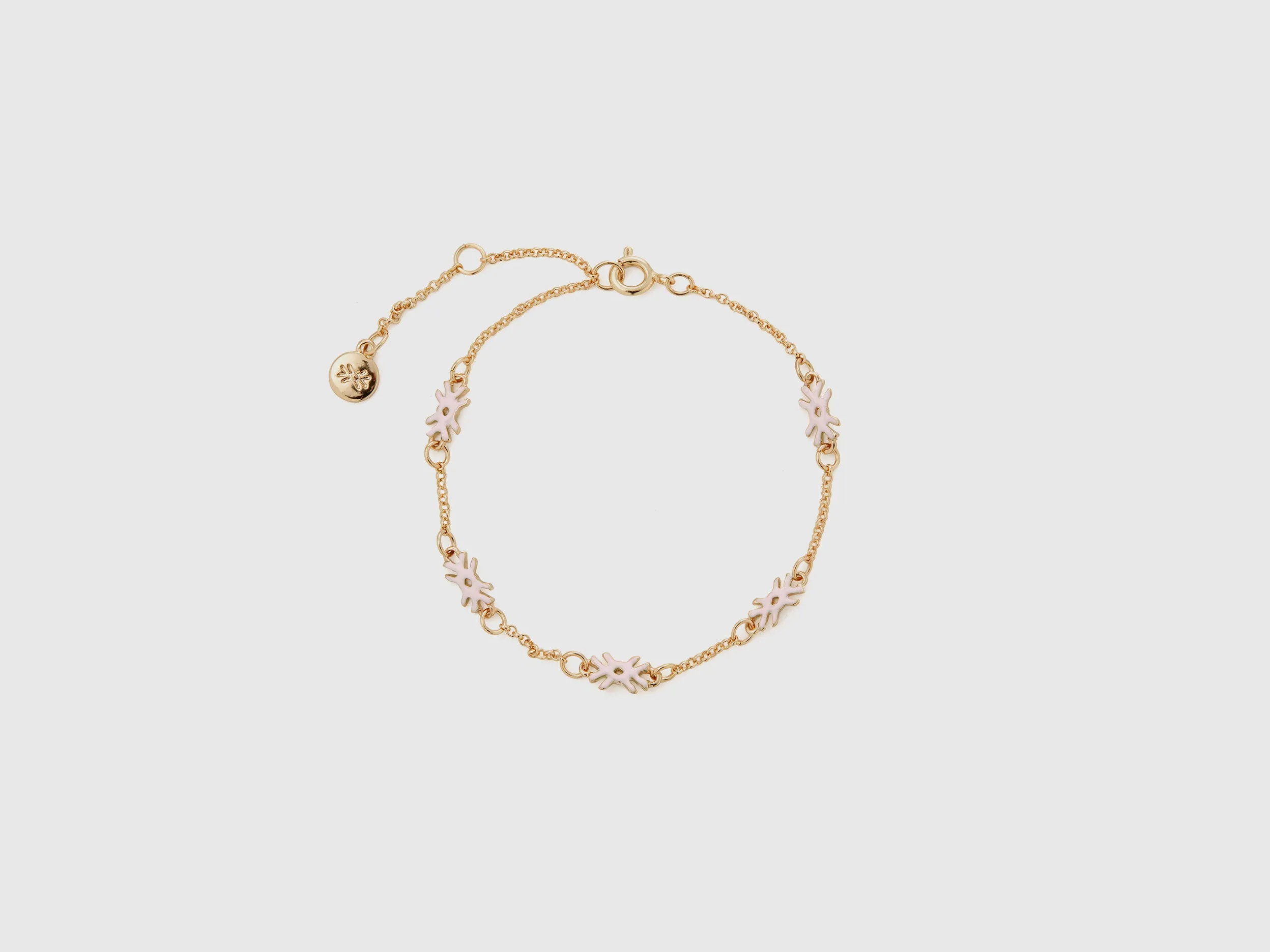 Metallic Bracelet with Logos