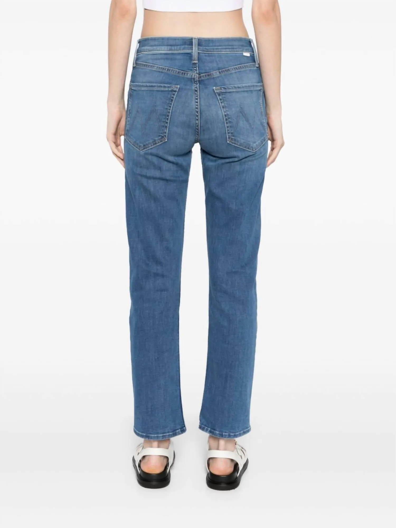 Mid Rise Ankle Straight-Leg Jean In Lhasa Love