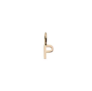 Mini Letter P - Gold