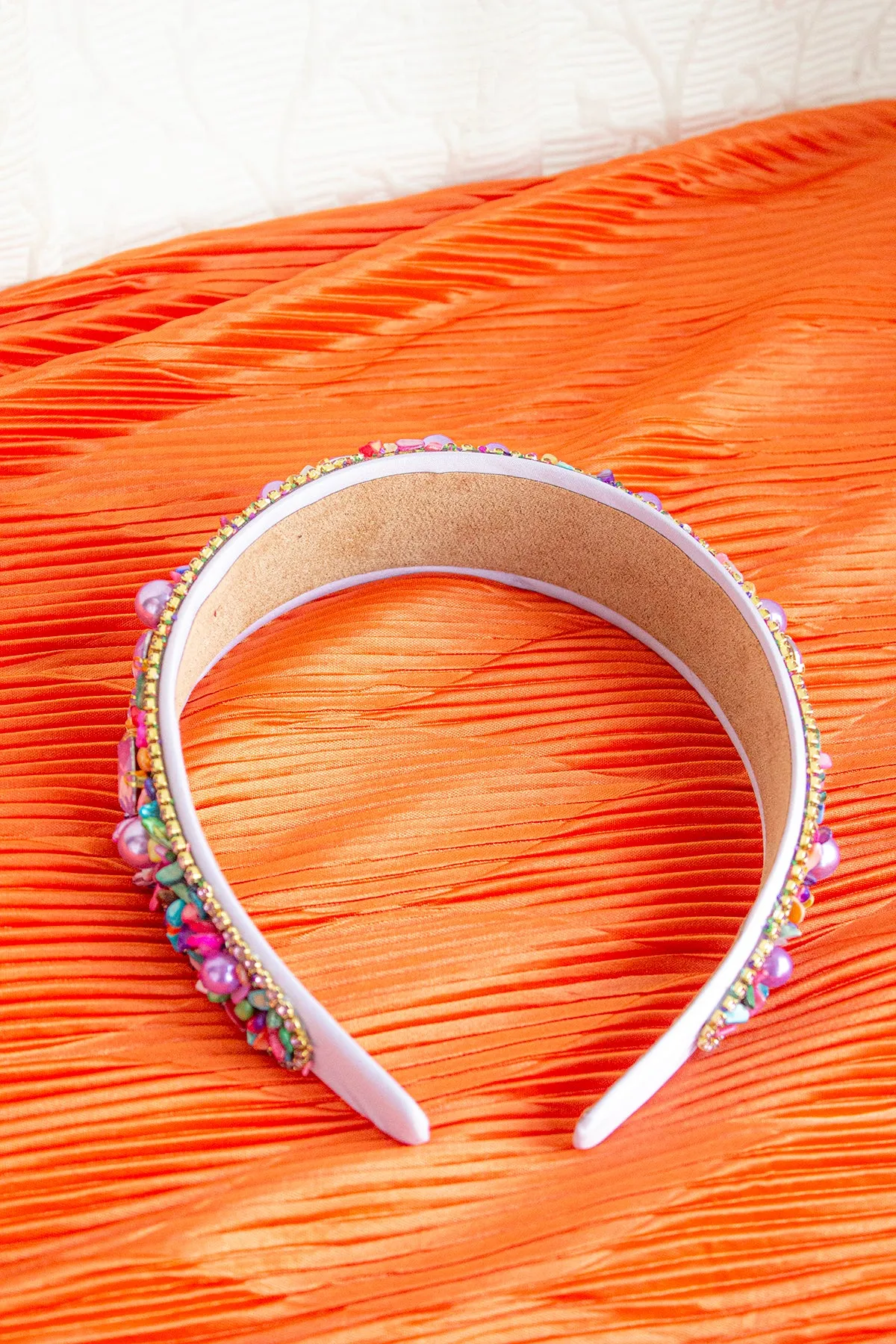 Mixed Shell Gem Texture Headband