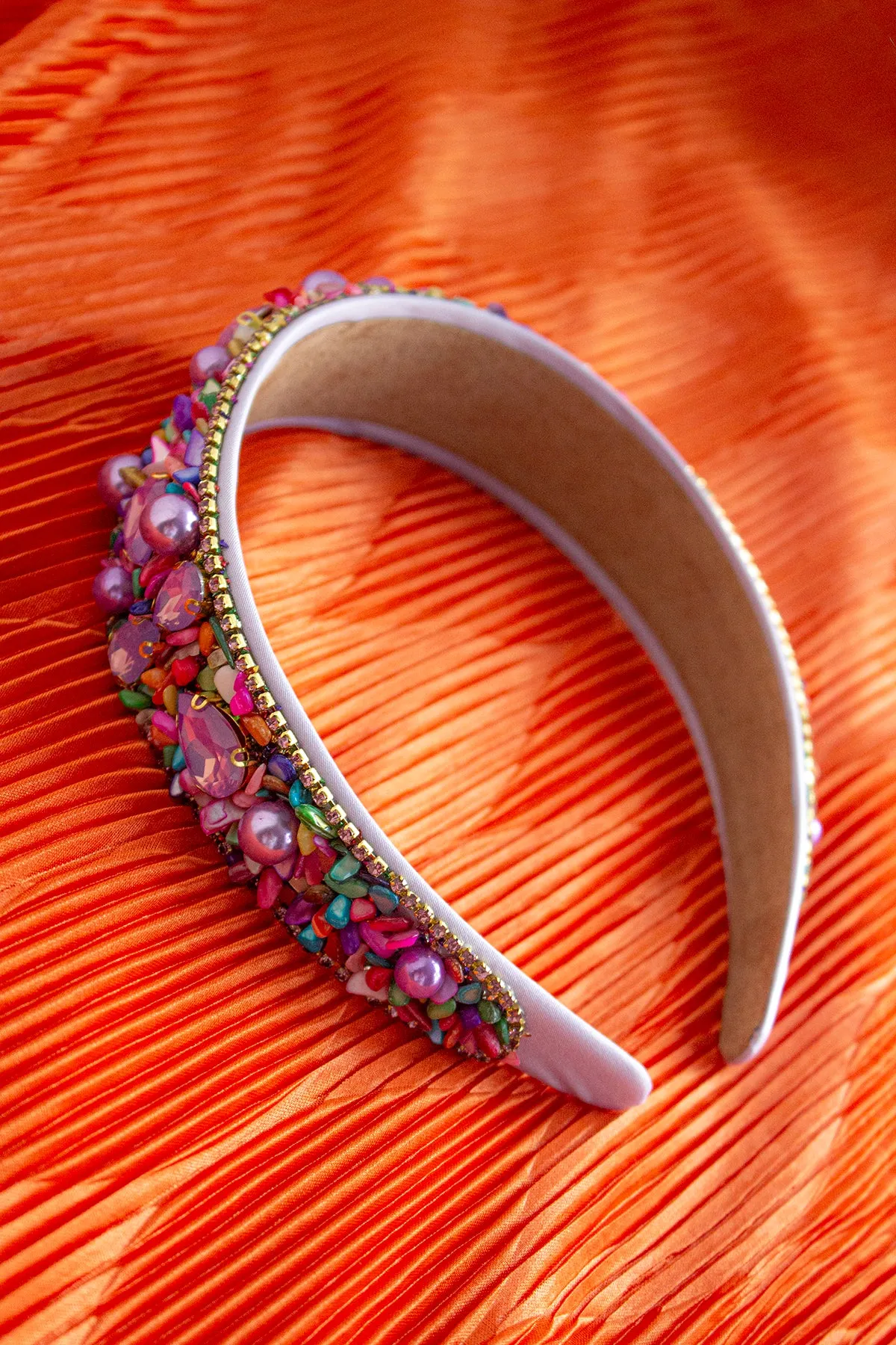 Mixed Shell Gem Texture Headband