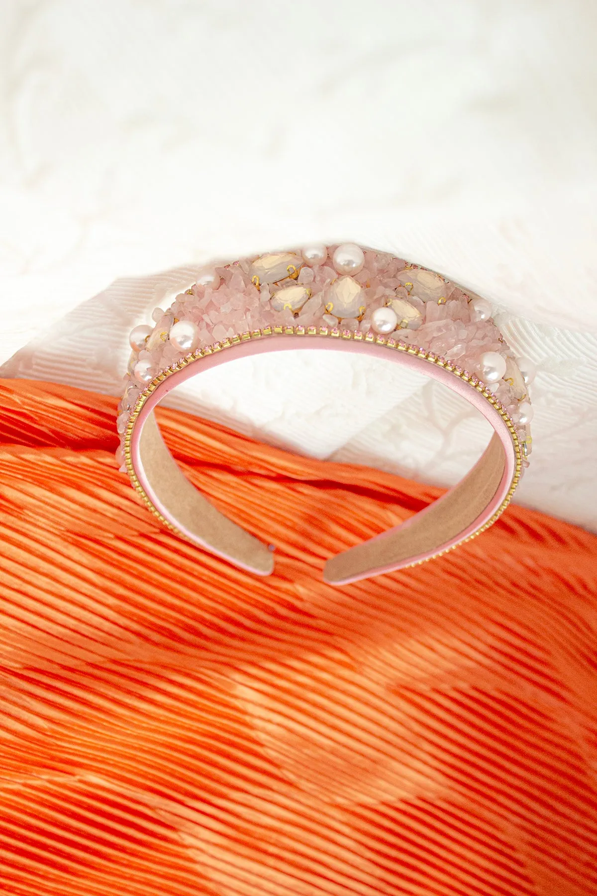 Mixed Shell Gem Texture Headband