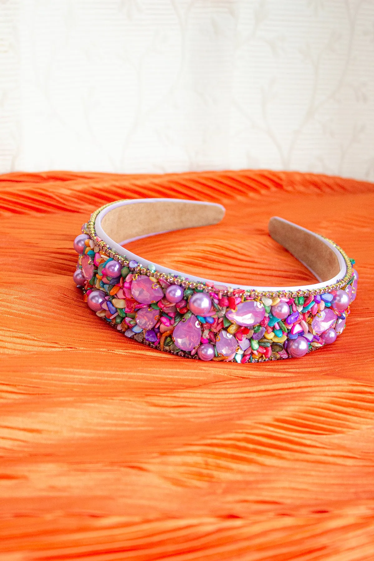 Mixed Shell Gem Texture Headband