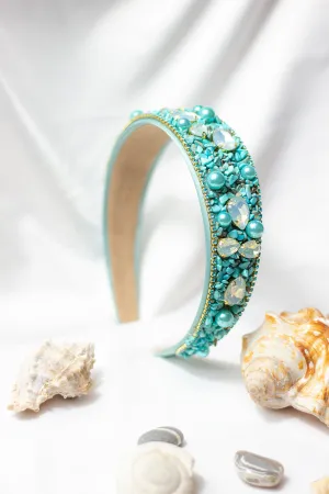 Mixed Shell Gem Texture Headband