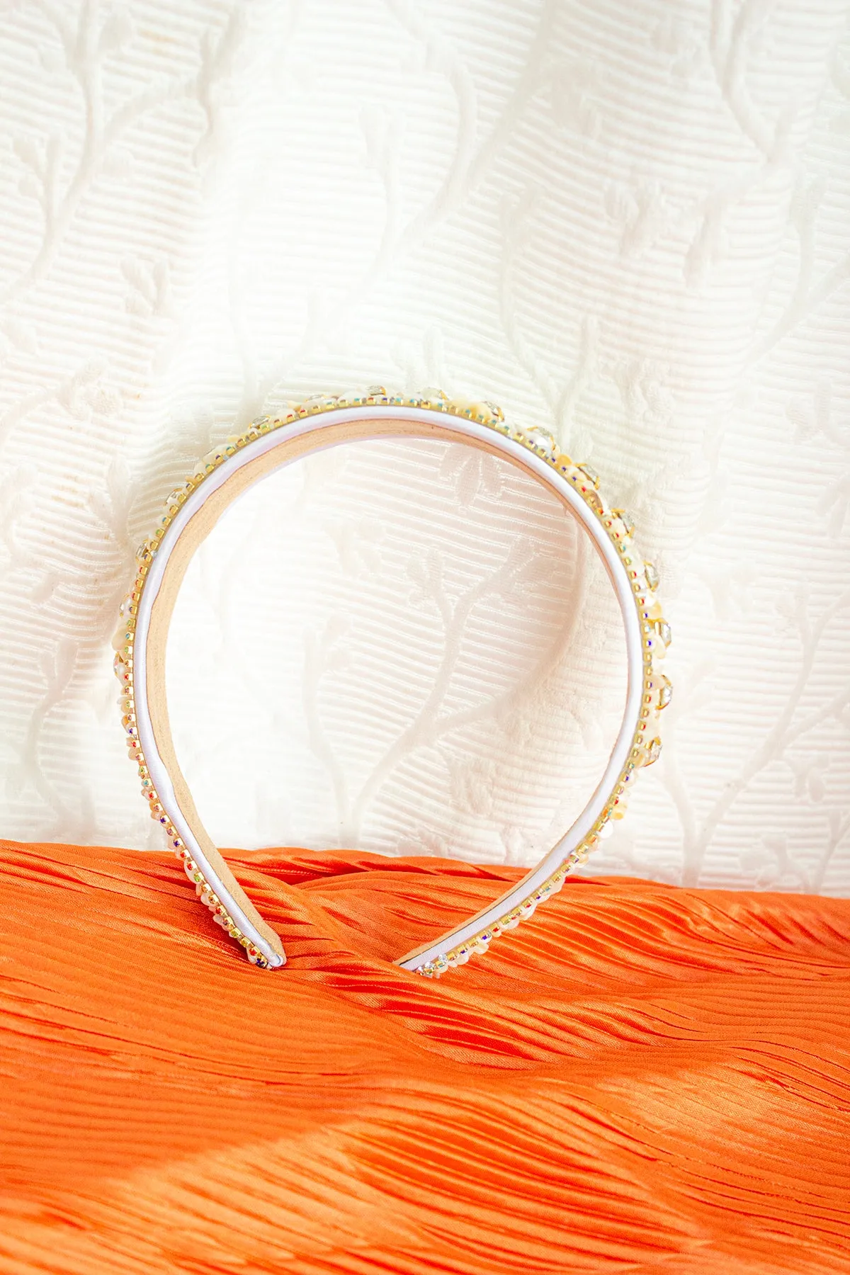 Mixed Shell Gem Texture Headband