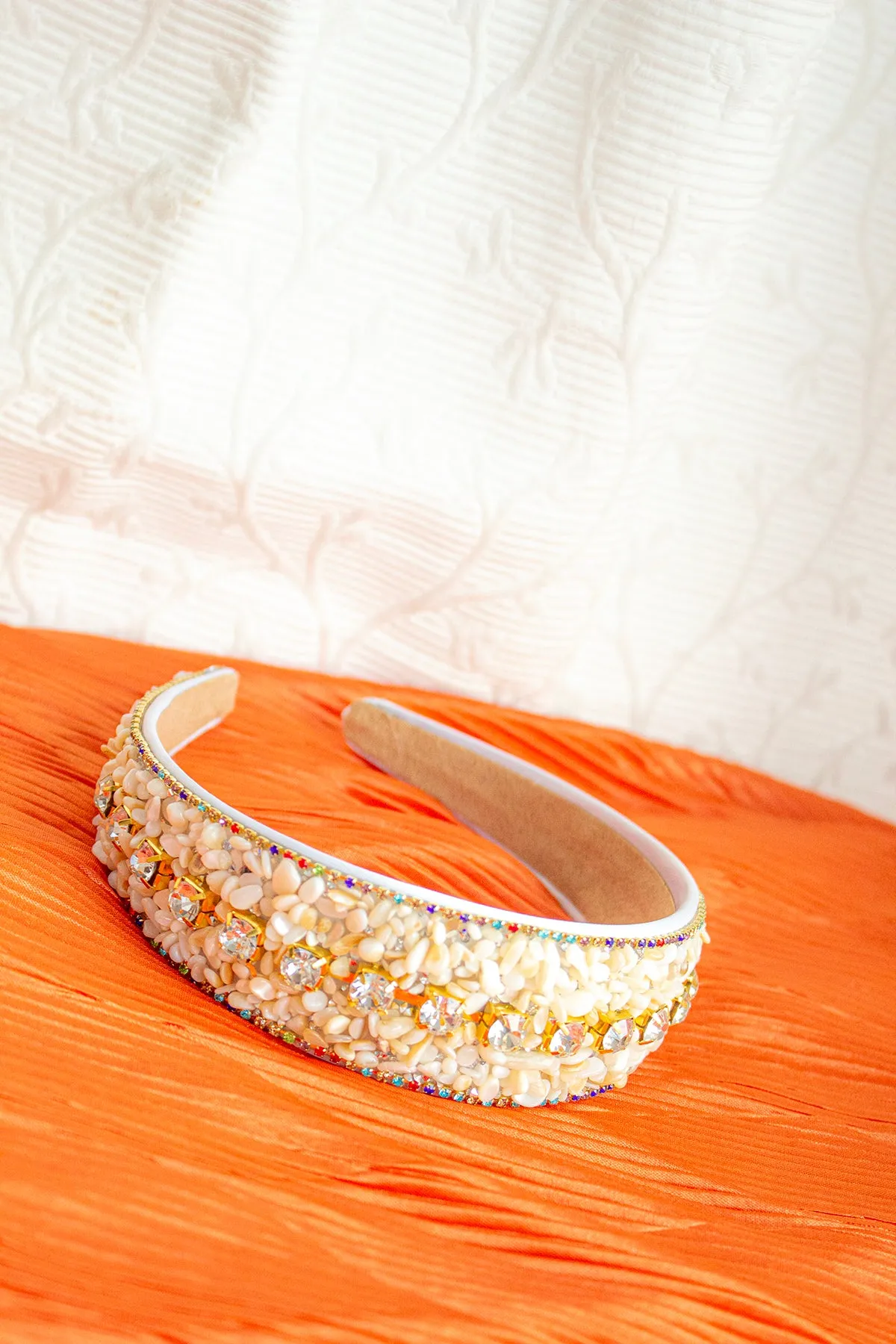 Mixed Shell Gem Texture Headband