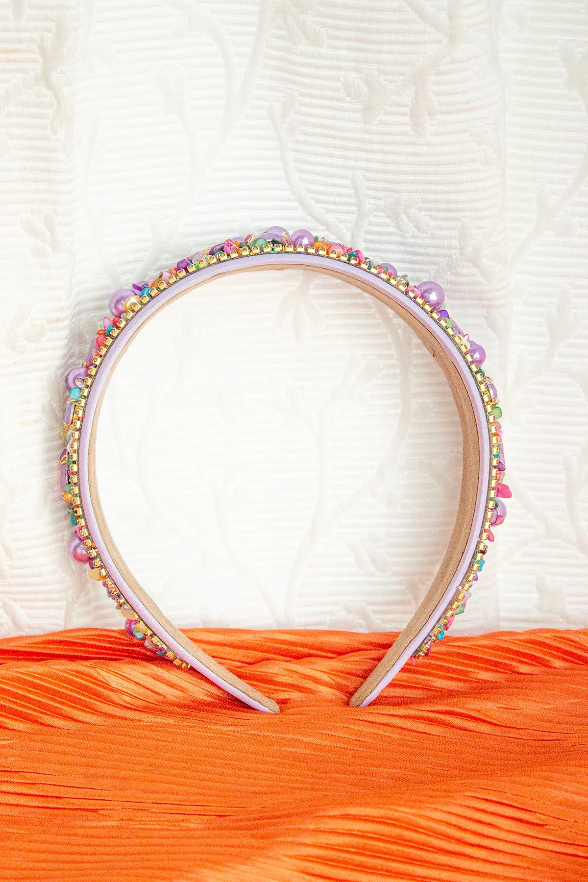 Mixed Shell Gem Texture Headband