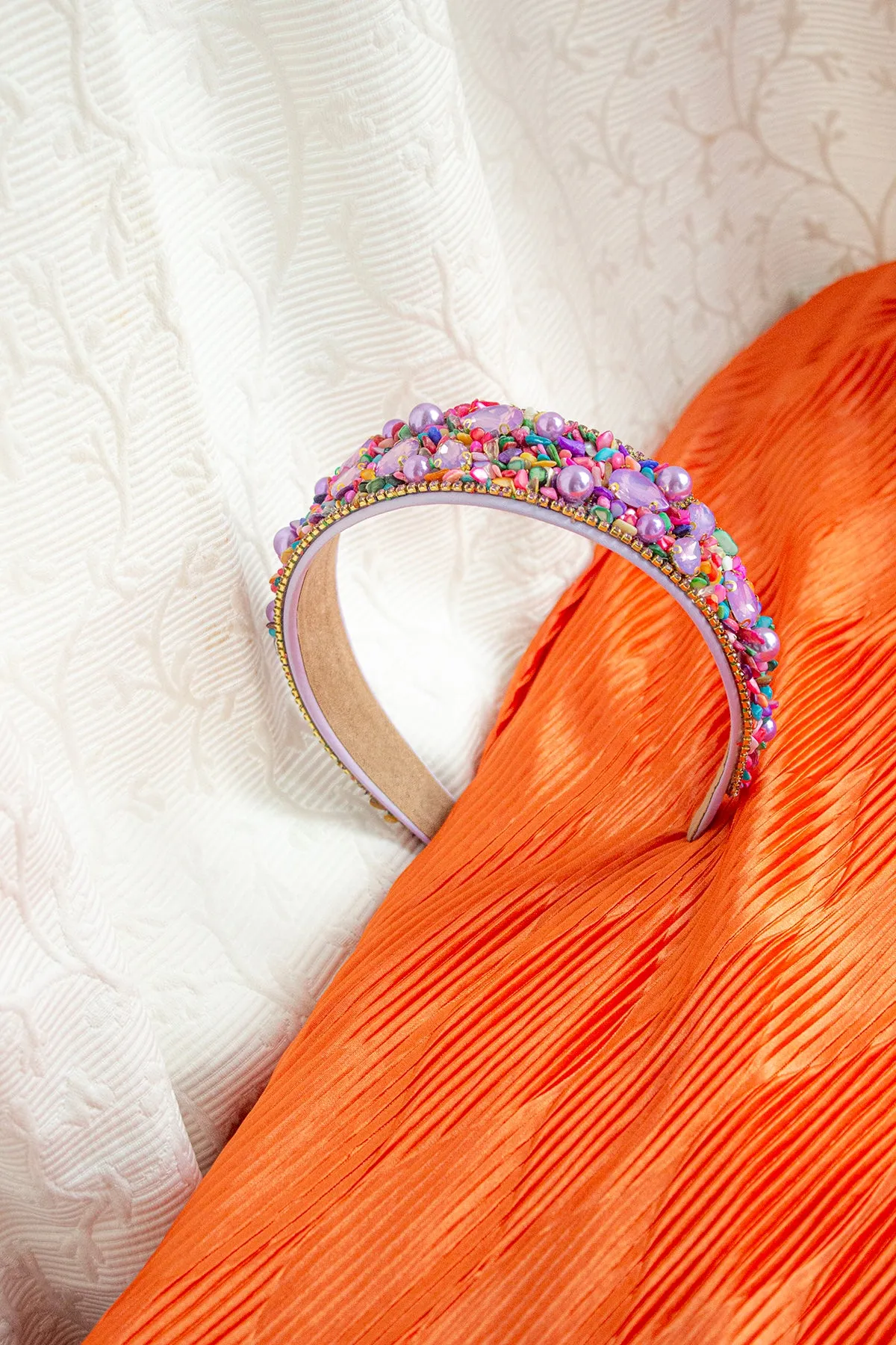 Mixed Shell Gem Texture Headband