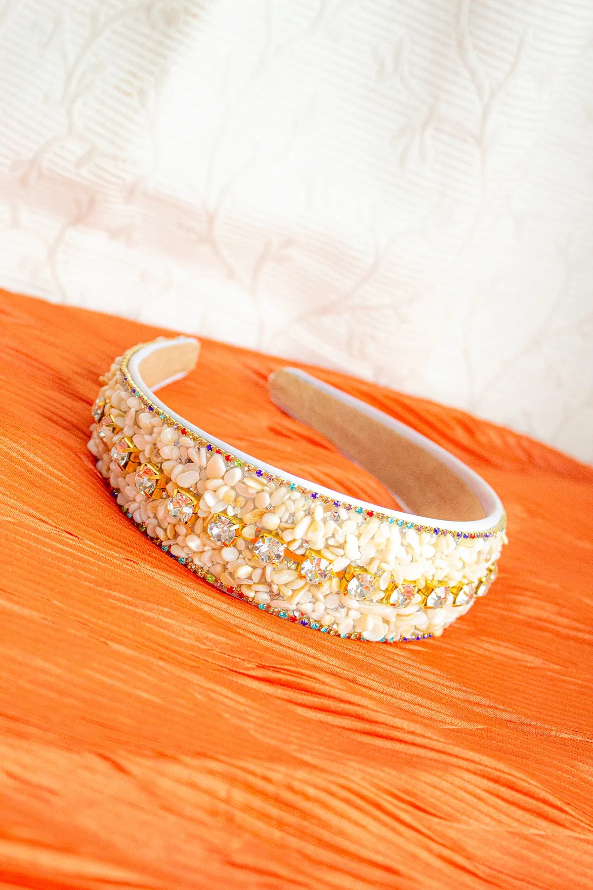 Mixed Shell Gem Texture Headband