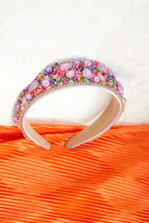 Mixed Shell Gem Texture Headband