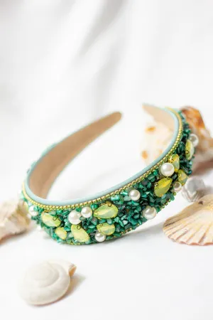 Mixed Shell Gem Texture Headband