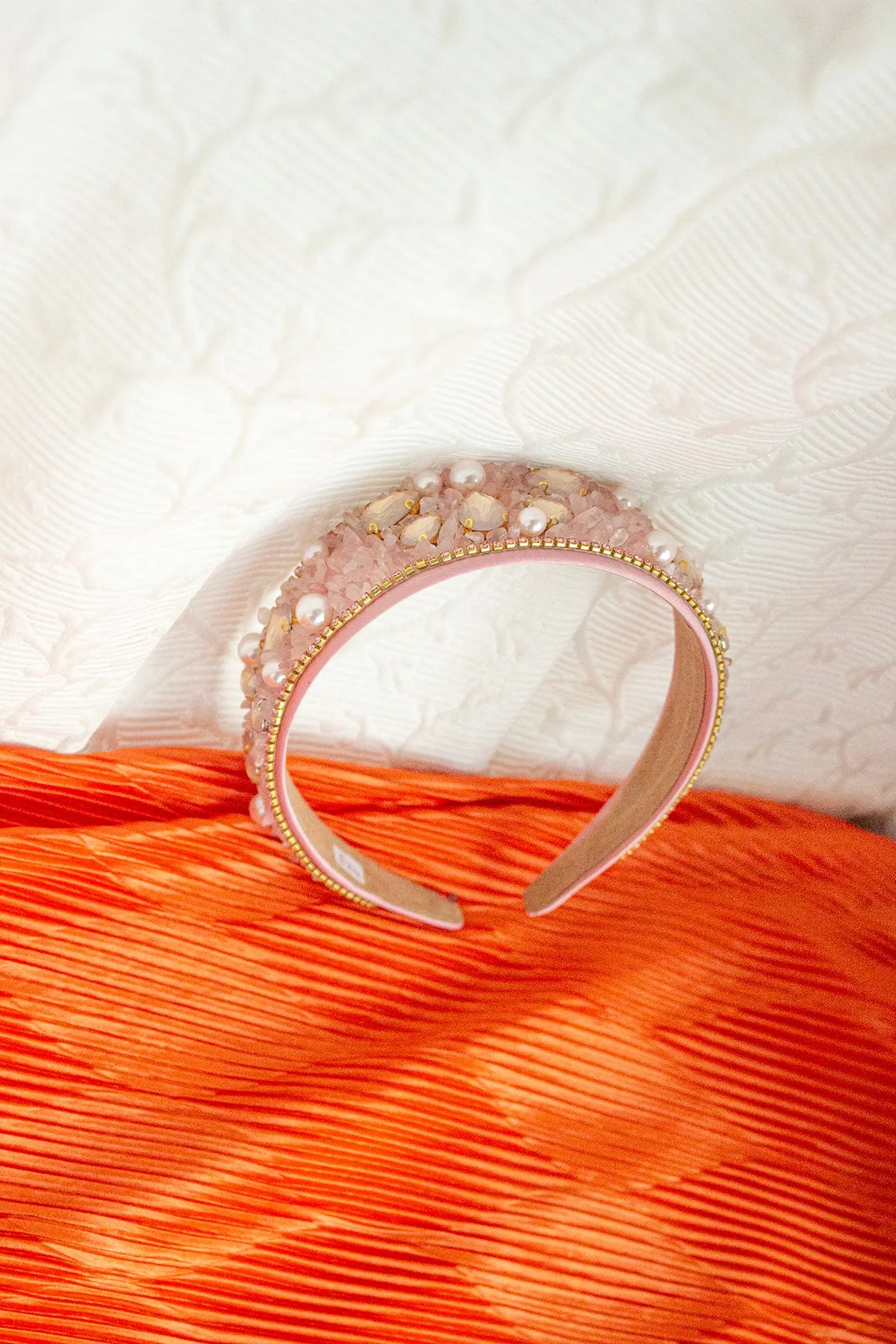 Mixed Shell Gem Texture Headband