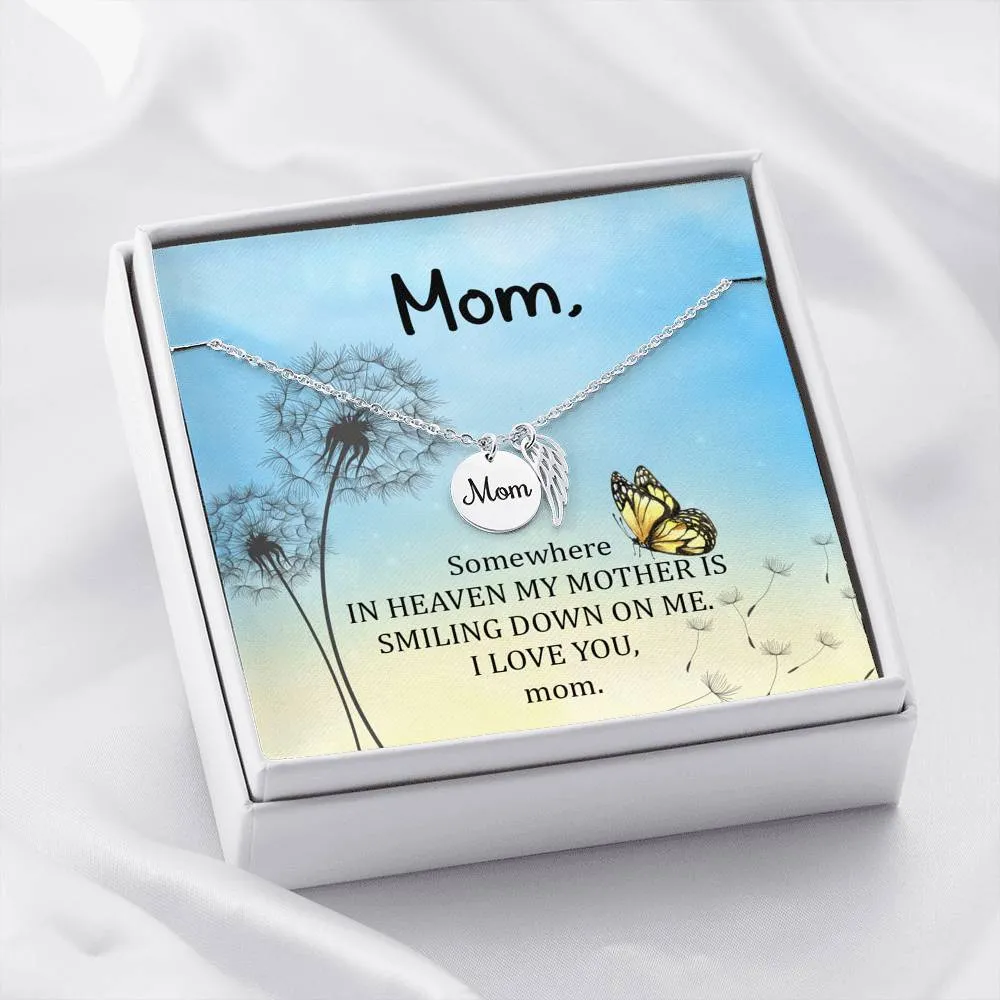 Mom Remembrance-My Mother is smiling down on me.