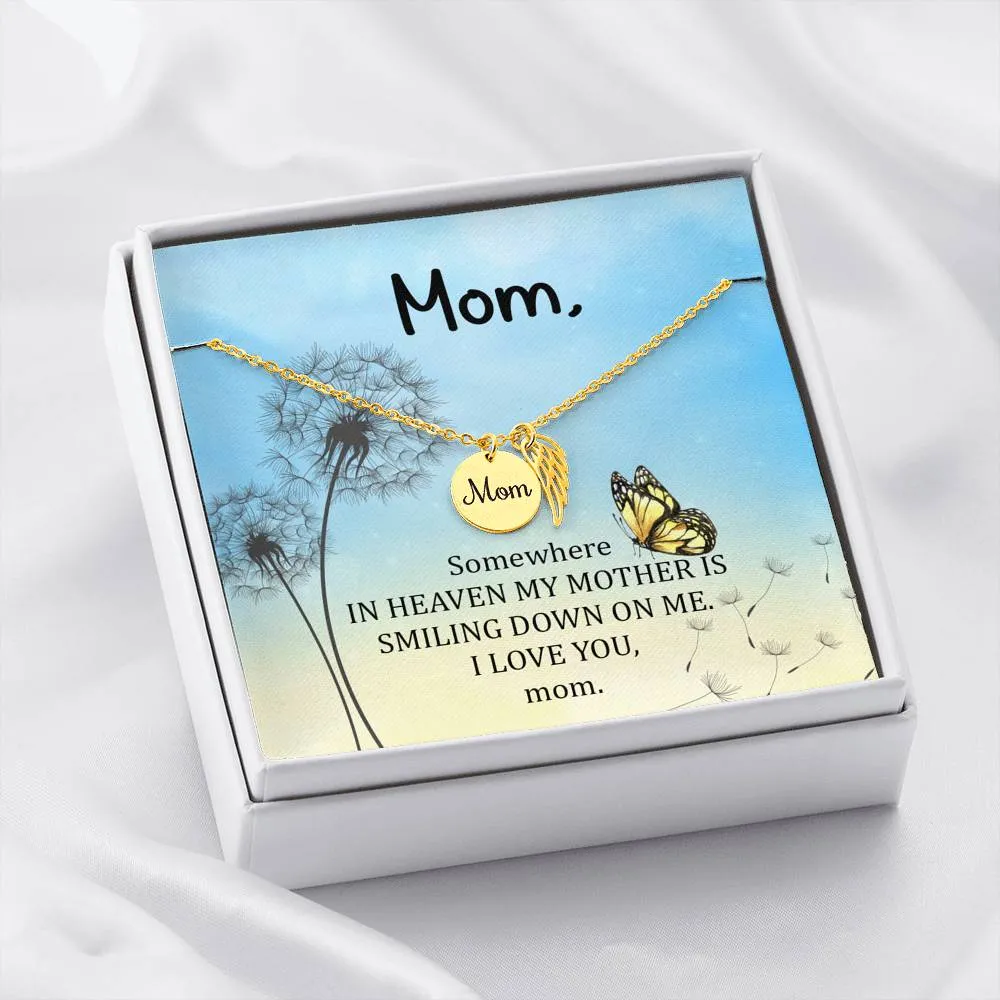 Mom Remembrance-My Mother is smiling down on me.