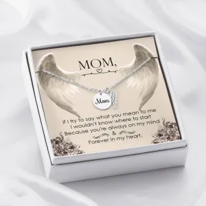 Mom Remembrance Necklace - Forever In My Heart