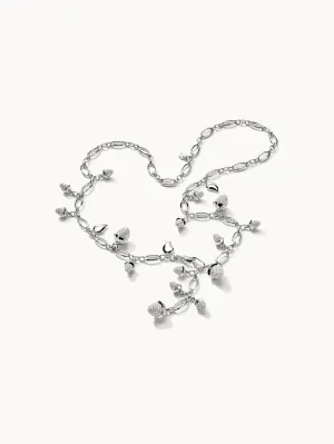 Necklace MIKADO Diamond Pavé - 56 cm with Diamond Pavé