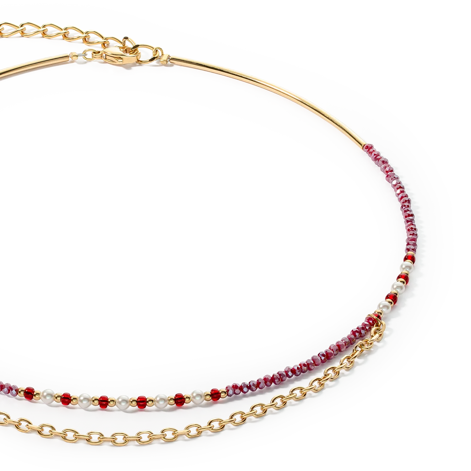 Necklace Twinkle Princess gold-red