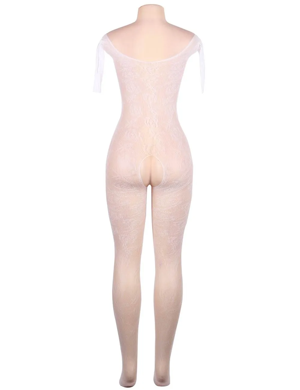 New Open Crotch Pattern Lace Bodystockings
