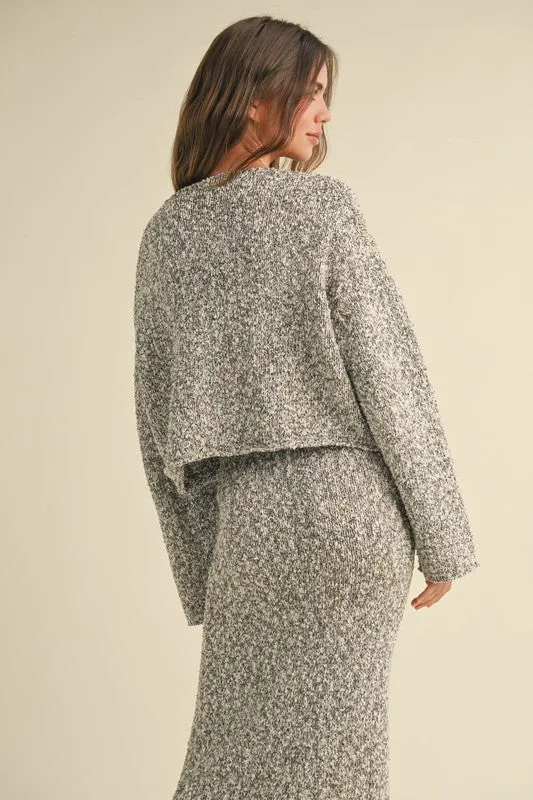 Nina Sweater Top in Grey