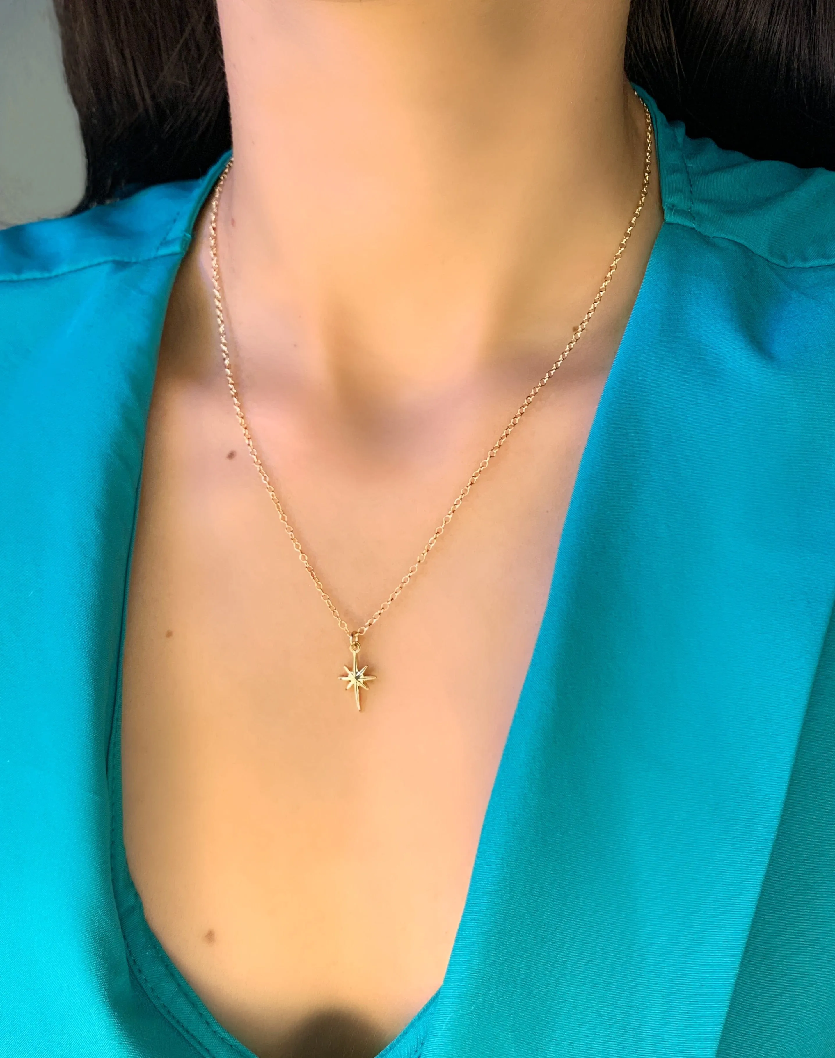 North Star Charm Necklace
