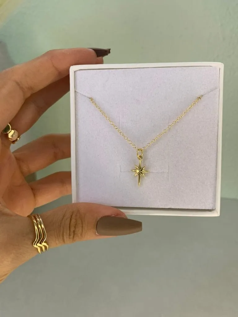 North Star Charm Necklace