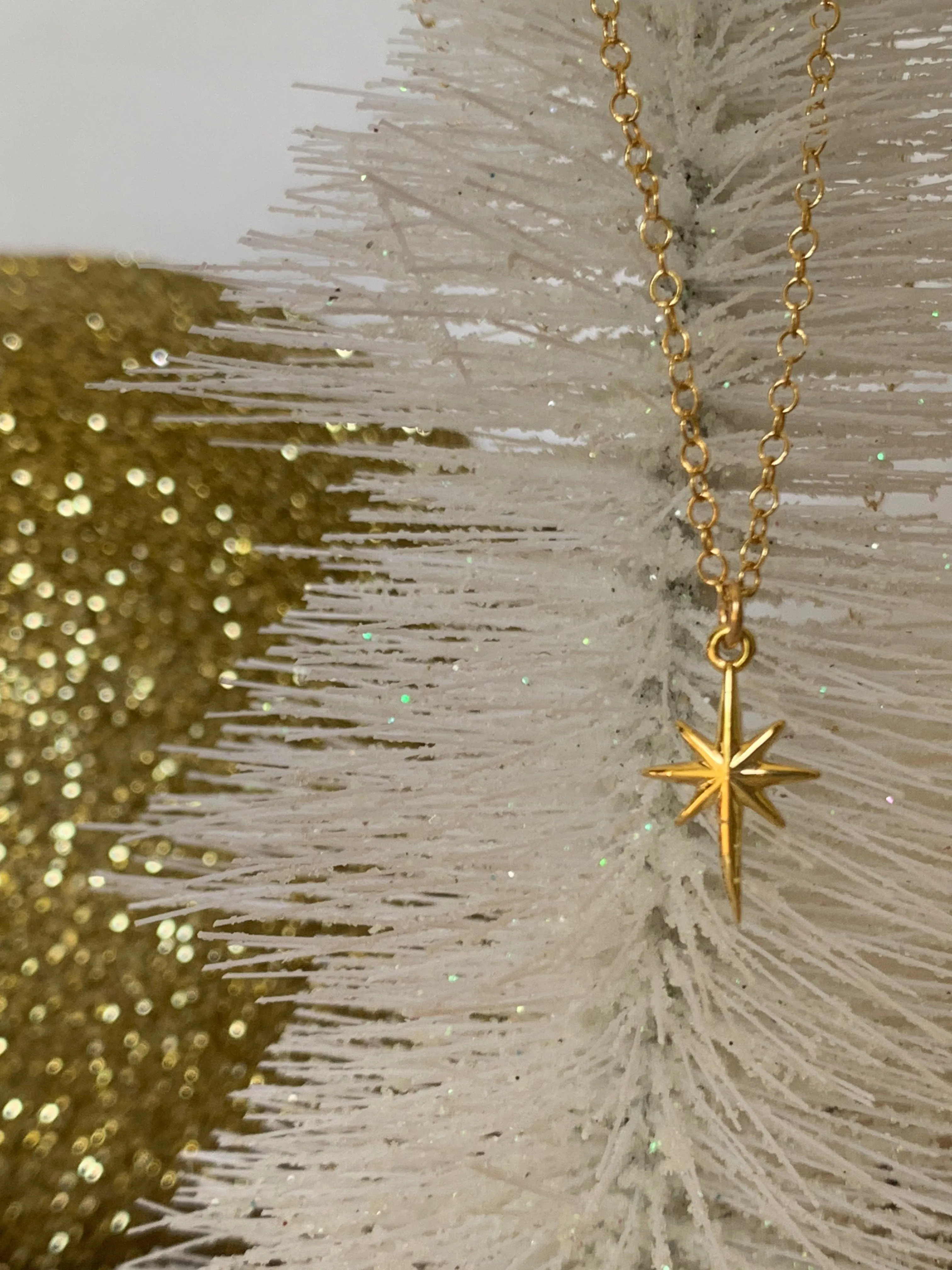 North Star Charm Necklace
