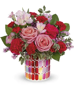 Nouri's Charming Mosaic Bouquet