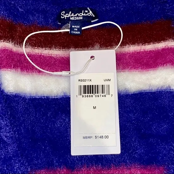 NWT $150 SPLENDID FUZZY SWEATER