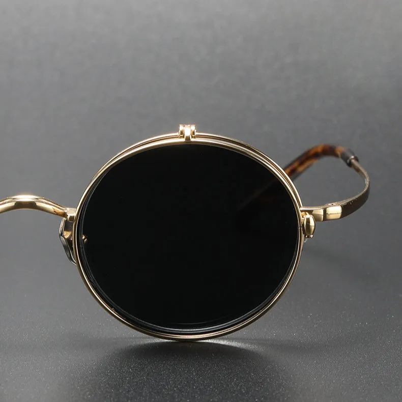 Orson Titanium Vintage Oval Eyeglasses Frames