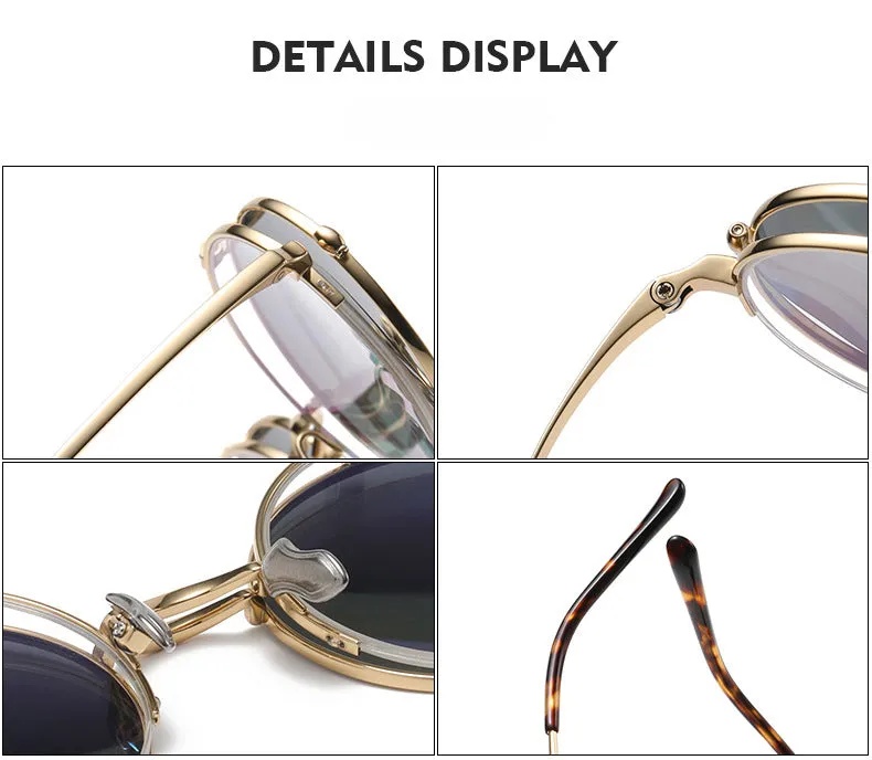 Orson Titanium Vintage Oval Eyeglasses Frames