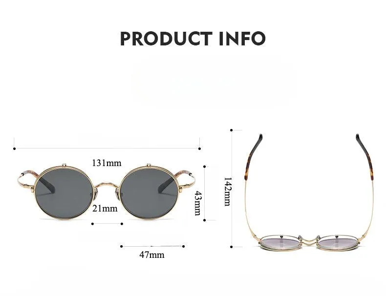 Orson Titanium Vintage Oval Eyeglasses Frames