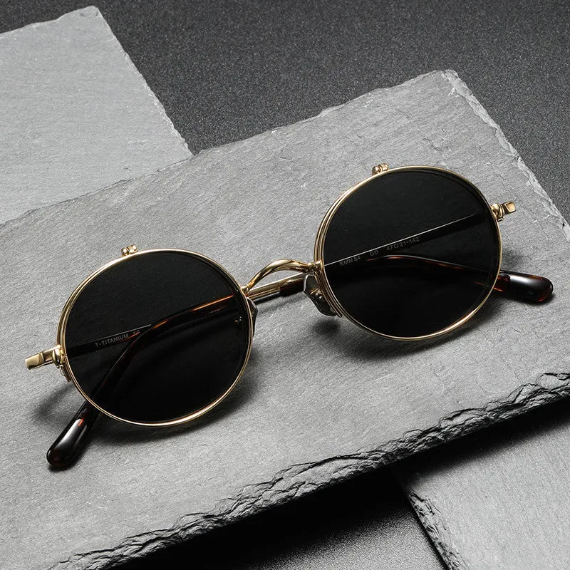 Orson Titanium Vintage Oval Eyeglasses Frames