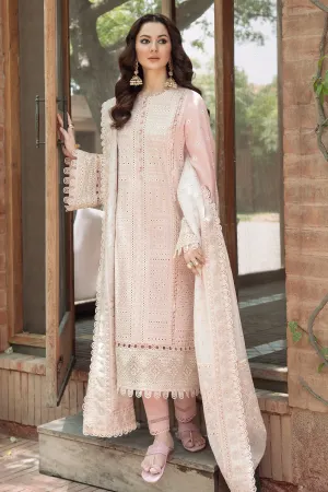 Pakistani Embroidered Pink Salwar Kameez in Lawn Fabric
