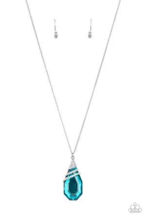 Paparazzi Demandingly Diva - Blue Necklace